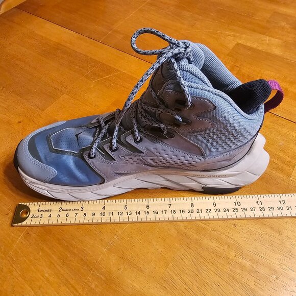 Hoka Anacapa Mid GTX Womens, Size 8B Gore-Tex, Blue, Form Insoles - Picture 14 of 16